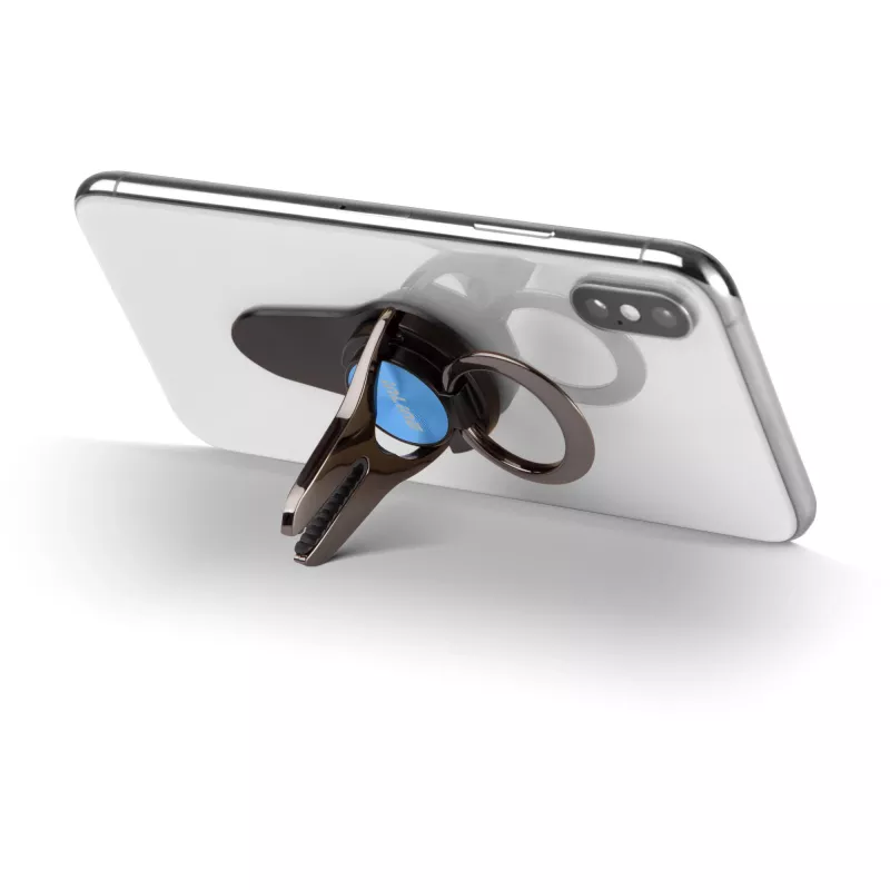 InLine Smartphone 3-in-1 držiak do auta, stojan, držiak na prst, modrý