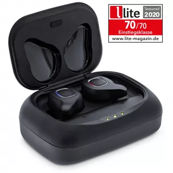 InLine PURE Air TWS, Bluetooth in-ear slúchadlá s Qi puzdrom powerbank