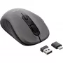 InLine Myš 3-in-1, Bluetooth + 2x 2,4 GHz, 5 tlačidiel, optická, sivá/čierna