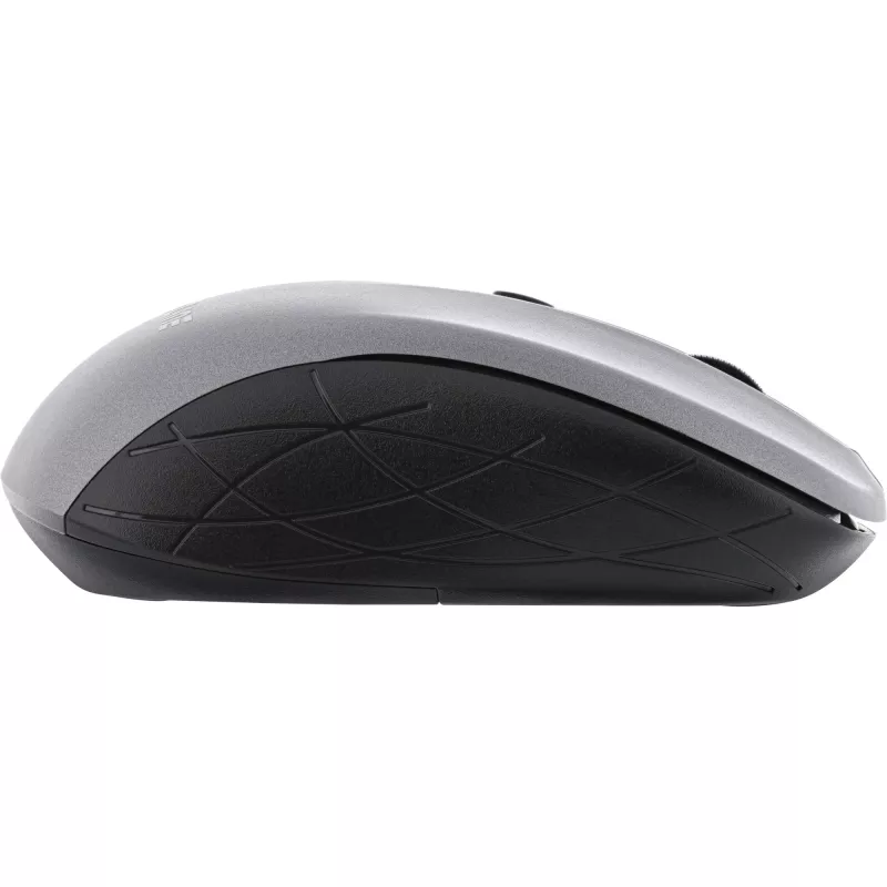 InLine Myš 3-in-1, Bluetooth + 2x 2,4 GHz, 5 tlačidiel, optická, sivá/čierna