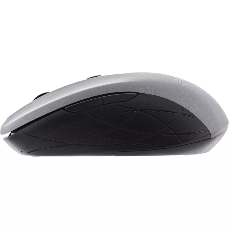 InLine Myš 3-in-1, Bluetooth + 2x 2,4 GHz, 5 tlačidiel, optická, sivá/čierna