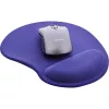 InLine podložka pod myš, opierka zápästia z gélu, 230 x 205 x 20 mm, modrá
