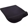 InLine podložka pod myš, gélová opierka zápästia, 235x185x25mm, čierna