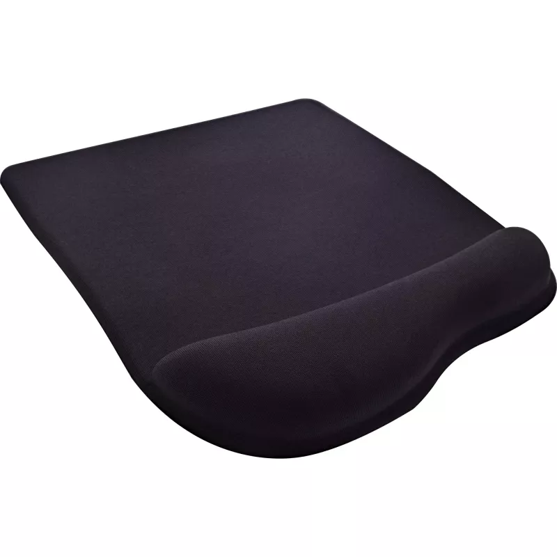InLine podložka pod myš, gélová opierka zápästia, 235x185x25mm, čierna