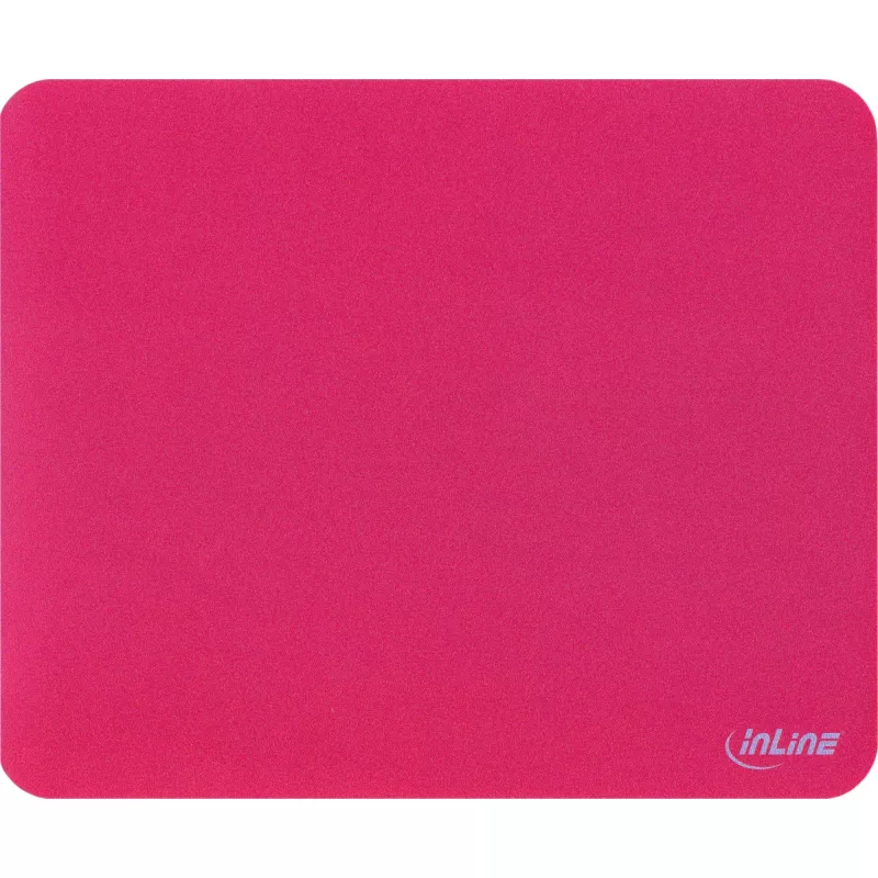 InLine podložka pod myš 55456R laserová ultratenká červená 220x180x0,4mm
