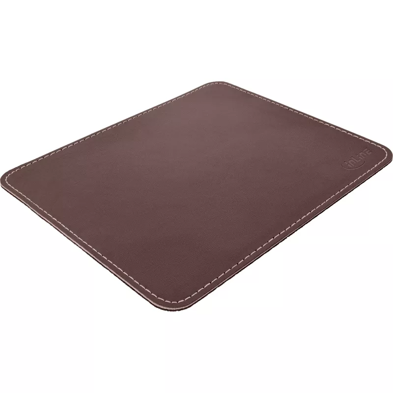 InLine podložka pod myš Premium PU koža 255x220x3mm hnedá