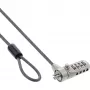 InLine bezpečnostný zámok na notebook s číselnou kombináciou 4,4 mm x 2 m