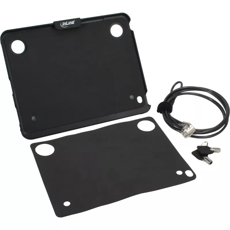 InLine bezpečnostný stojan s puzdrom pre iPad s bezpečnostným zámkom a kľúčom 2 m