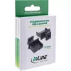 Krytky proti prachu pre USB-A konektor samica InLine 59948A čierny 50 kusov