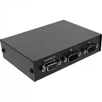 InLine sériový prepínač manuálny 2-port RS232 9-pól Sub-D káblový