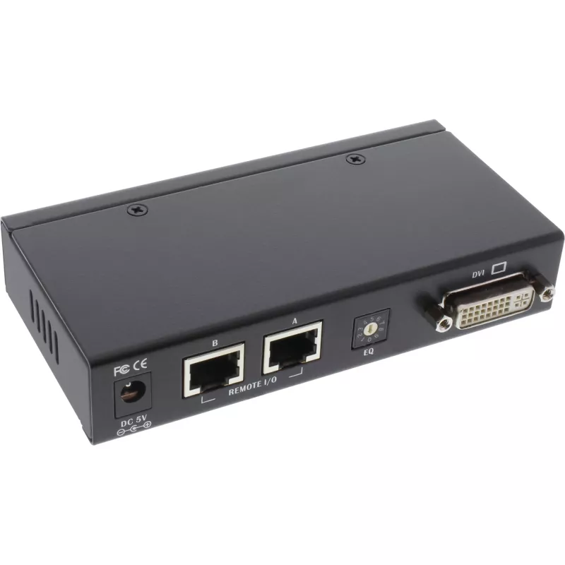 InLine DVI USB KVM extender cez TP kábel s audiom do 50 m