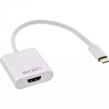 InLine USB display konvertor, USB-C konektor samec na HDMI konektor samica (DP Alt Mode) 4K/60Hz