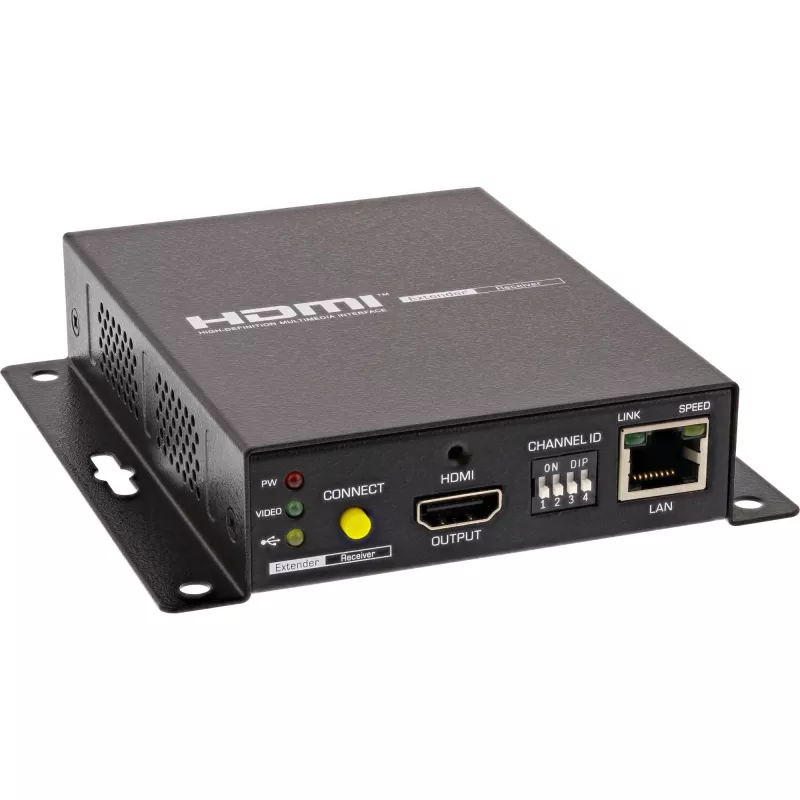 KVM extender InLine 64601 4K HDMI USB over IP do 100 m