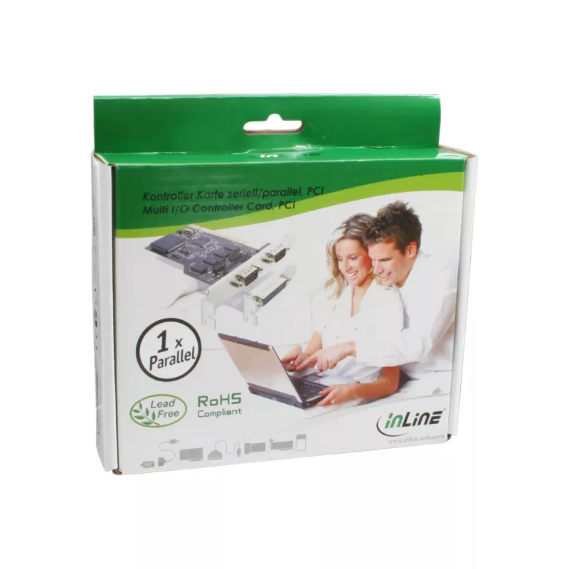 InLine PCI Multi I/O radič karta 1 paralelný port 25 pin