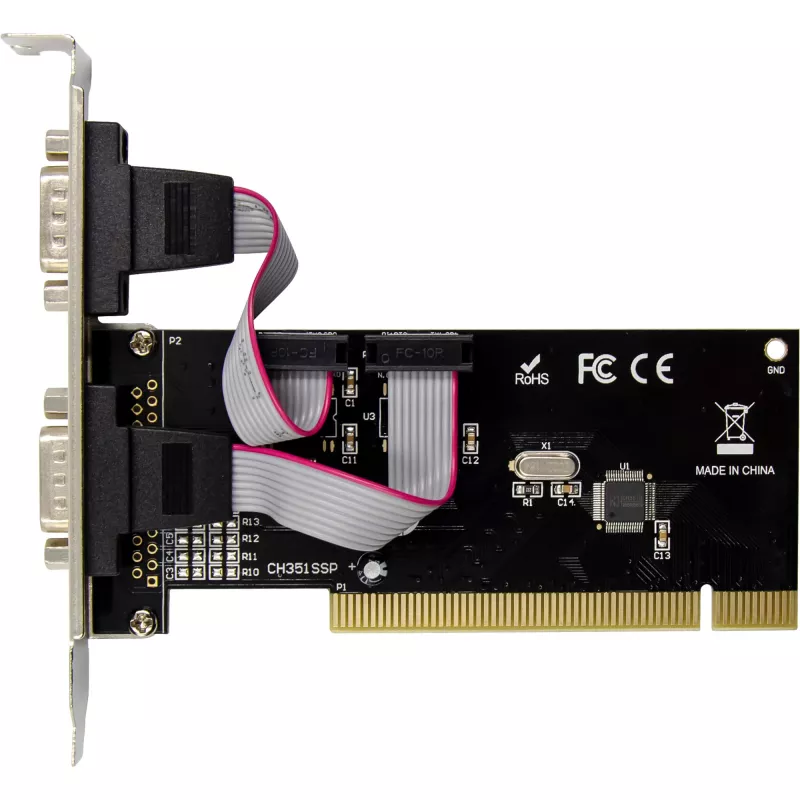 InLine PCI Multi I/O radič karta 2 DB9 sériové porty