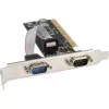 InLine PCI Multi-I/O radič karta 2 DB9 sériové rozhrania