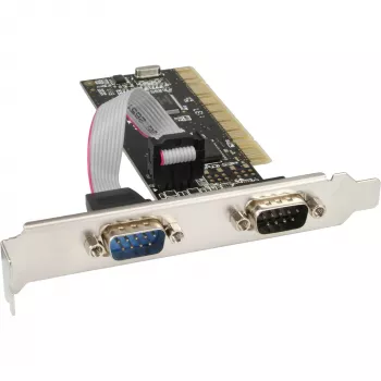 InLine PCI Multi-I/O radič karta 2 DB9 sériové rozhrania