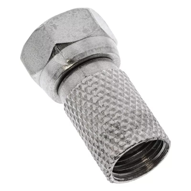 InLine F-konektor samec pre koaxiálny kábel s plášťom 7,5 mm