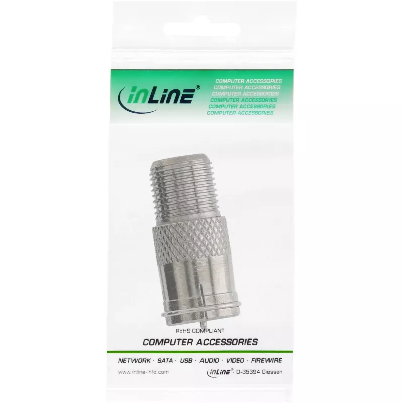 InLine adapter F-Quick samec SAT na F samica SAT 69923