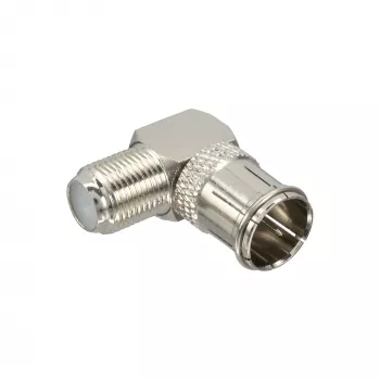 InLine adapter F-Quick konektor samec SAT na F konektor samica SAT zahnutý 69923W