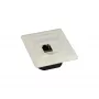 InLine Cat.6 zásuvka 2x RJ45 konektor samica RAL9010 biela horizontálna