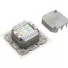 InLine Cat.6 zásuvka 2x RJ45 konektor samica RAL9010 biela horizontálna