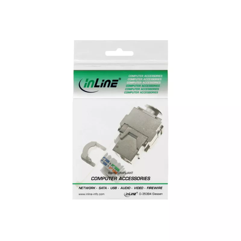 InLine RJ45 Keystone Jack Snap-In modul Cat.6a 76201A