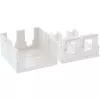 InLine nadomietková zásuvka pre Keystone 2x RJ45 biela 76202B
