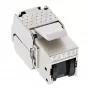 InLine RJ45 Keystone Jack Snap-In modul Cat.6a, s krytom proti prachu čierny