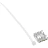 InLine RJ45 Keystone Jack Snap-In modul Cat.8.1 plochý kovový 1 ks