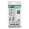 InLine Keystone RJ45 Jack úzky, SNAP-In, Cat.6A, integrovaná káblová spona