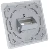 InLine rámiková sada pre 2x RJ45 Keystone SNAP-In, biela RAL9010