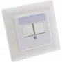 InLine rámiková sada pre 2x RJ45 Keystone SNAP-In 90°, biela RAL9010