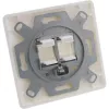 InLine rámiková sada pre 2x RJ45 Keystone SNAP-In 90°, biela RAL9010