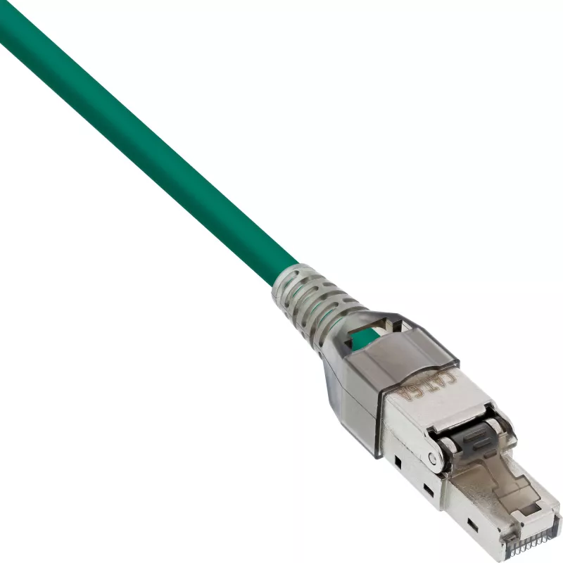 InLine RJ45 konektor samec Cat.6A 500MHz na montáž v teréne tienený 76204A