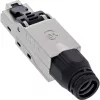 InLine RJ45 konektor samec Cat.6A 500MHz, na montáž v teréne, tienený, so skrutkovacím krytom