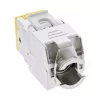 InLine Keystone RJ45 konektor samica, tienený, Cat.6A, žltý, balenie 8 ks