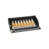 InLine Patch Panel Cat.6 8 portov na stôl čierny RAL9005
