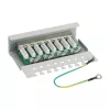 InLine Patch Panel Cat.6 8 portov na stôl sivý RAL7035