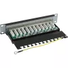 InLine Patch Panel 10 palcov Cat.6 12 portov 1U čierny RAL9005