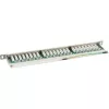 InLine Patch Panel Cat.6 24 portov 19 palcov 0,5 HE svetlosivý RAL7035