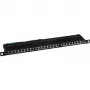 Patch Panel Cat.6 InLine 76224B 24 portov 19 palcov 0,5HE čierny RAL9005