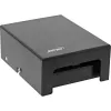 InLine Desktop konsolidačný bod box 4x Keystone RJ45, kov, čierny RAL9005
