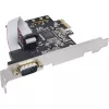 InLine rozhranie karta 1 port sériový 9 pin PCIe, InLine, 76618D