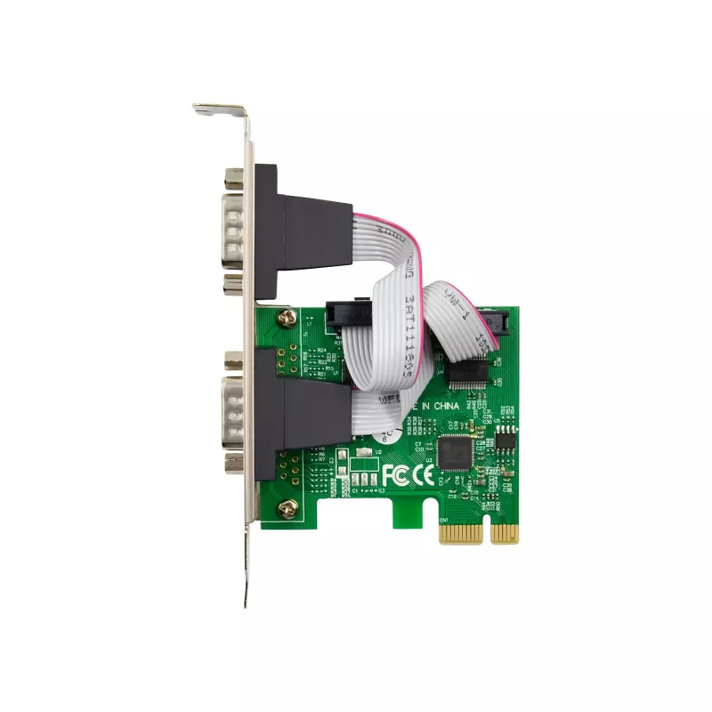 InLine rozhranie karta 2x sériový 9 pin PCIe PCI-Express konektor samec