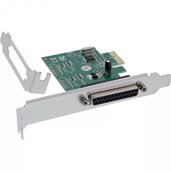 Interný paralelný adaptér InLine 76625E PCIe konektor samec WCH CH382L