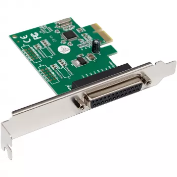 Interný paralelný adaptér InLine 76625E PCIe konektor samec WCH CH382L