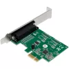 Interný paralelný adaptér InLine 76625E PCIe konektor samec WCH CH382L
