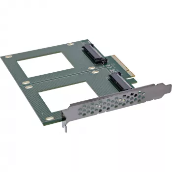 InLine 76660P Interný U.2 adaptér PCIe konektor samec 4 Gbit/s 3,3 V