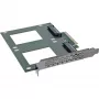 InLine 76660P Interný U.2 adaptér PCIe konektor samec 4 Gbit/s 3,3 V